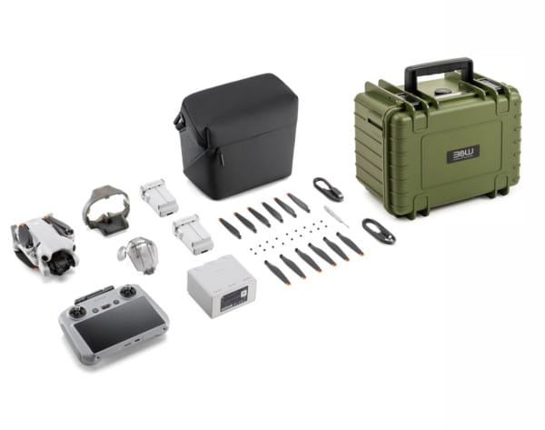 DJI Mini 4 Pro Fly More Combo (DJI RC 2) & B&W Outdoorcase Set
